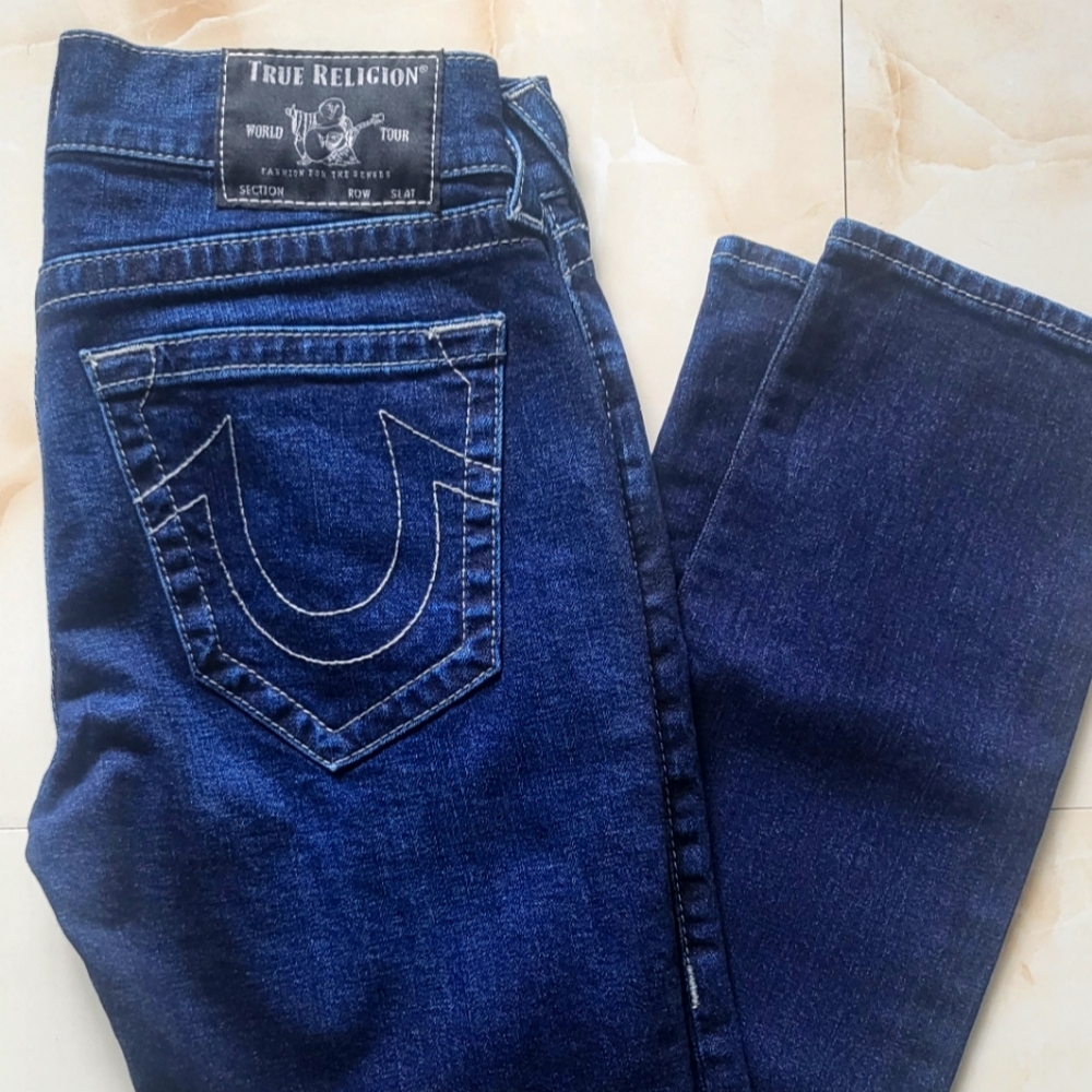 TRUE RELIGION BLUE JEANS, NEW, 30W
